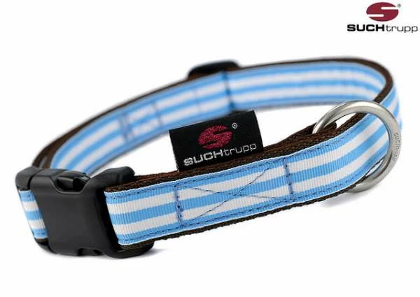 SUCHtrupp Hundehalsband Blue Beach – Robustes & Stylisches Halsband für Hunde 1 SUCHtrupp Hundehalsband Blue Beach – Robustes & Stylisches Halsband für Hunde