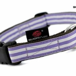 SUCHtrupp Hundehalsband Lavender Beach – Stylisches & Robustes Halsband für Hunde
