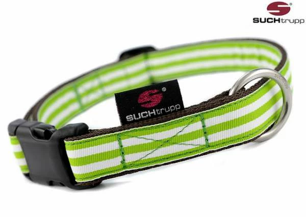 SUCHtrupp Hundehalsband Lime Beach – Robustes & Stylisches Halsband für Hunde 1 SUCHtrupp Hundehalsband Lime Beach – Robustes & Stylisches Halsband für Hunde