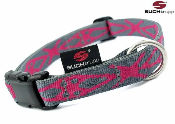 SUCHtrupp Hundehalsband Locopink – Robustes & Stylisches Halsband für Hunde 1 SUCHtrupp Hundehalsband Locopink – Robustes & Stylisches Halsband für Hunde
