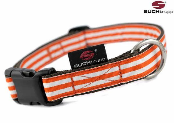 SUCHtrupp Hundehalsband Orange Beach – Robustes & Reflektierendes Halsband für Hunde 1 SUCHtrupp Hundehalsband Orange Beach – Robustes & Reflektierendes Halsband für Hunde