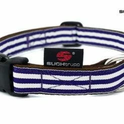 SUCHtrupp Hundehalsband Purple Beach – Robustes & Stylisches Halsband für Hunde