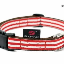 SUCHtrupp Hundehalsband Red Beach – Robustes & Stylisches Halsband für Hunde
