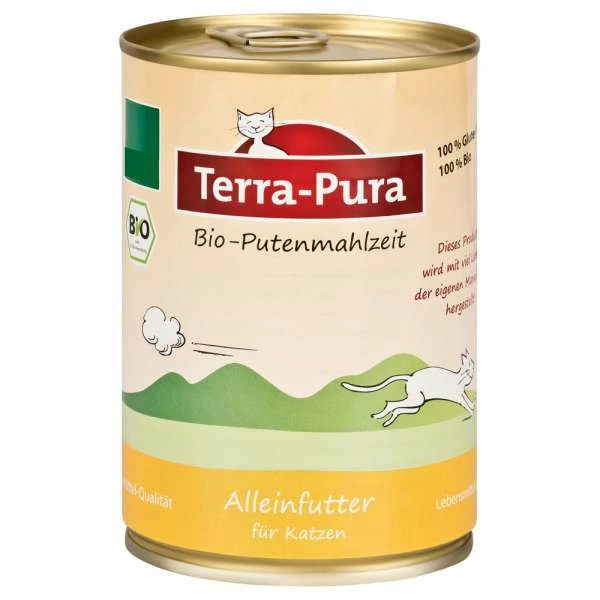 Terra-Pura Bio Putenmahlzeit für Katzen | Glutenfreies Katzenfutter | Hochwertige Ernährung 1 Terra-Pura Bio Putenmahlzeit für Katzen | Glutenfreies Katzenfutter | Hochwertige Ernährung