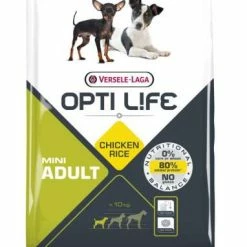 VERSELE-LAGA Opti Life Adult Dog, Mini - Premium Hundefutter für kleine Rassen