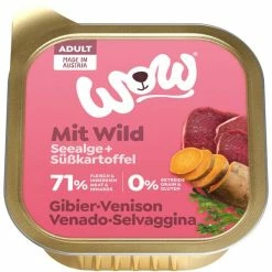 WOW SENIOR Hundefutter mit Ente, Seealge & Süßkartoffel | 11x 150g Nassfutter für ältere Hunde