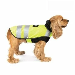 Pet Fashion Weste Inkl. Fleeceunterzieher | Neongelb | Hundeweste für kleine und große Hunde | Warm und stylisch